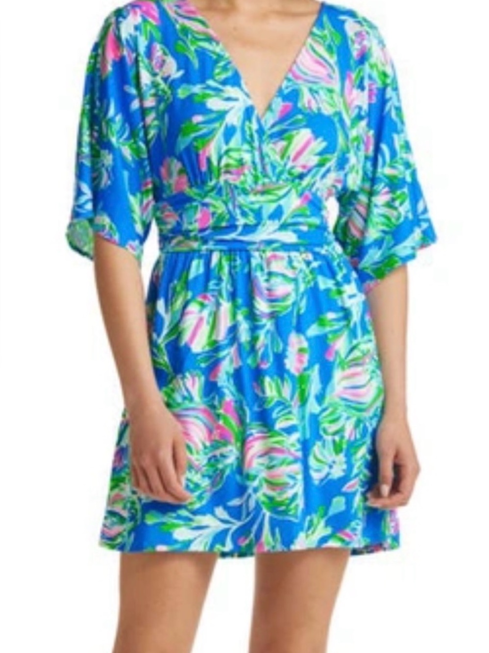 Lilly Pulitzer Parigi Floral Skort Romper (Sz S) - Picture 2 of 6